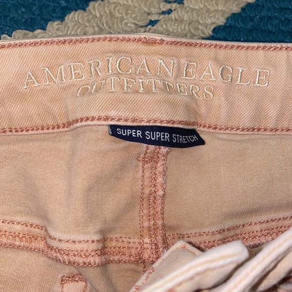 AEO SUPER SUPER STRETCH HI-RISE SHORTIE SHORTS - Picture 3 of 5